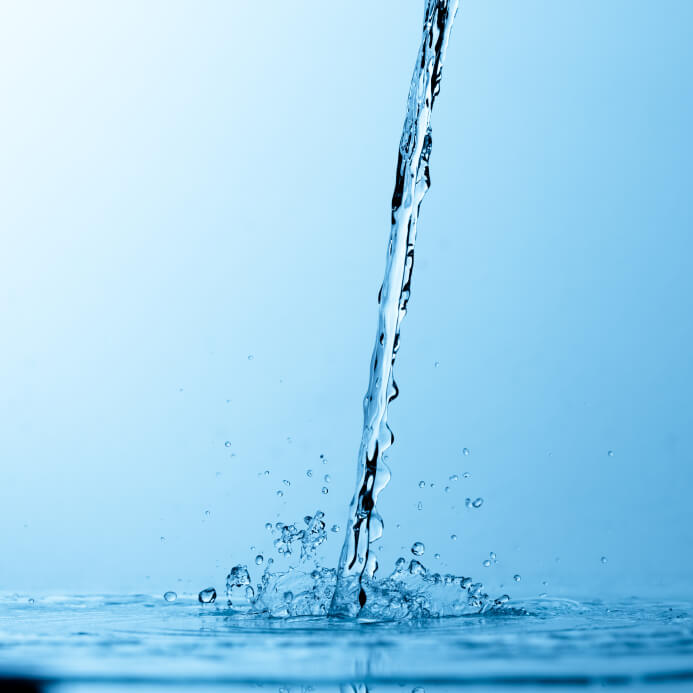flowing water