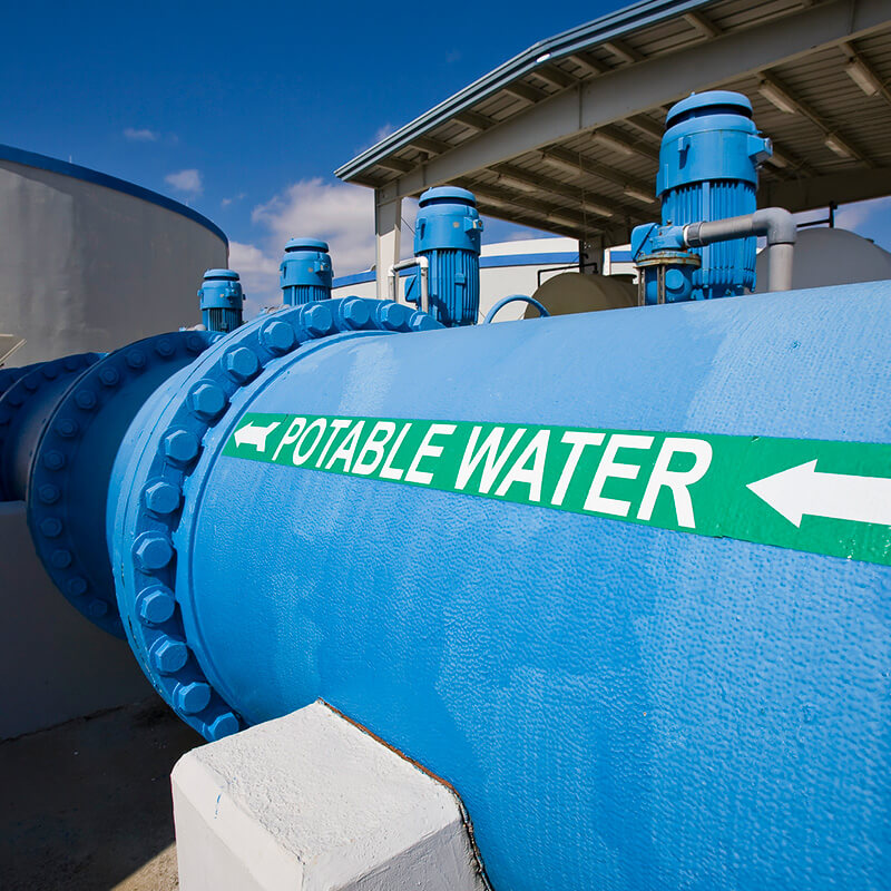 potable water pipe